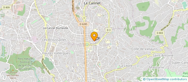 localisation de l'entreprise LE CANNET MARKET à LE CANNET