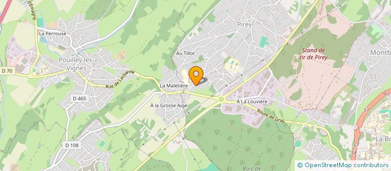 localisation de l'entreprise LE CANNET RUE GUYNEMER  PIREY