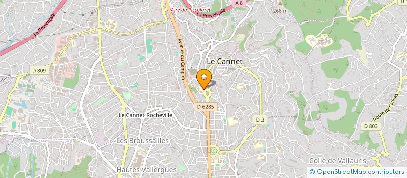 localisation de l'entreprise LE CANNET SENIORS à LE CANNET