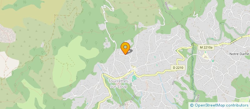 localisation de l'entreprise LE CANNET TOURRETTES à TOURRETTES-SUR-LOUP