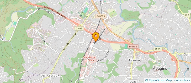 localisation de l'entreprise LE CANNOIS RAPIDE DISTRIBUTION à MOUGINS