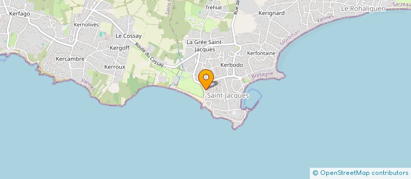 localisation de l'entreprise LE CANOE  SARZEAU