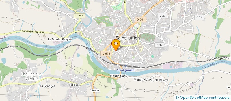 localisation de l'entreprise LE CANON à SAINT-JUNIEN