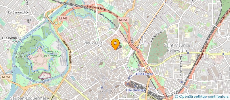localisation de l'entreprise LE CANOTIER à LILLE