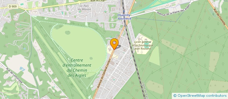 localisation de l'entreprise LE CANTI  CHANTILLY