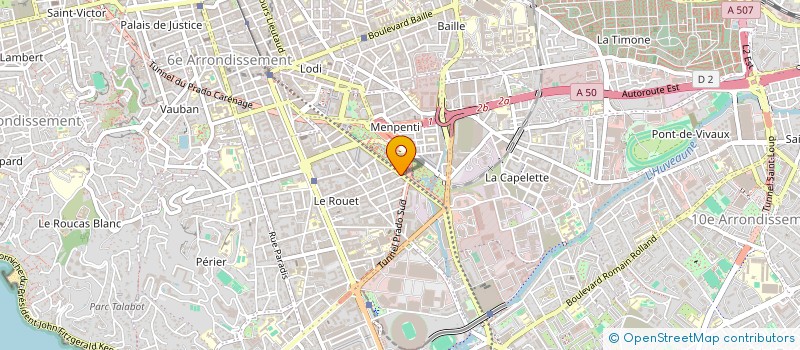 localisation de l'entreprise LE CANTINI à MARSEILLE