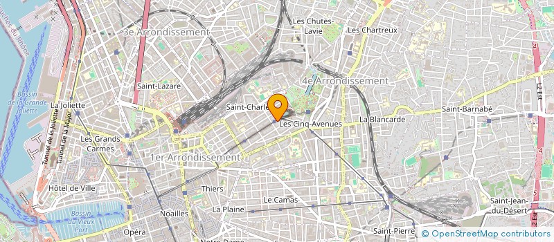 localisation de l'entreprise LE CANYON DE L ESPEREANCE à MARSEILLE