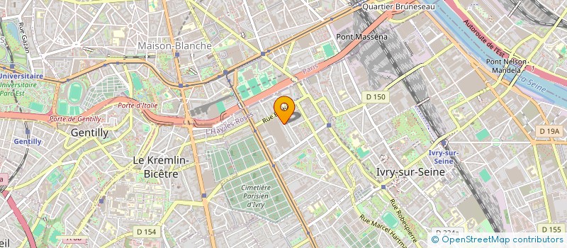 localisation de l'entreprise LE CAO BONHEUR à IVRY-SUR-SEINE