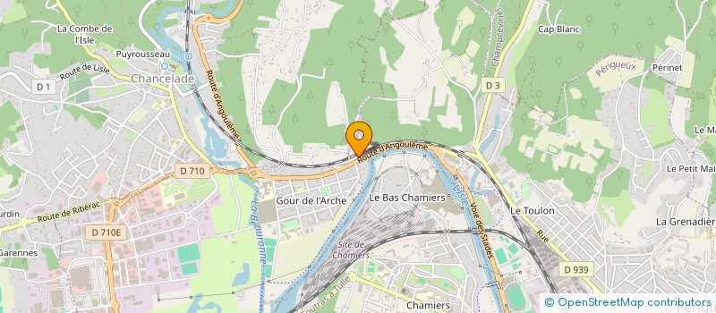 localisation de l'entreprise LE CAOUS à PERIGUEUX