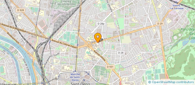 localisation de l'entreprise LE CAP 1 à SAINT-DENIS