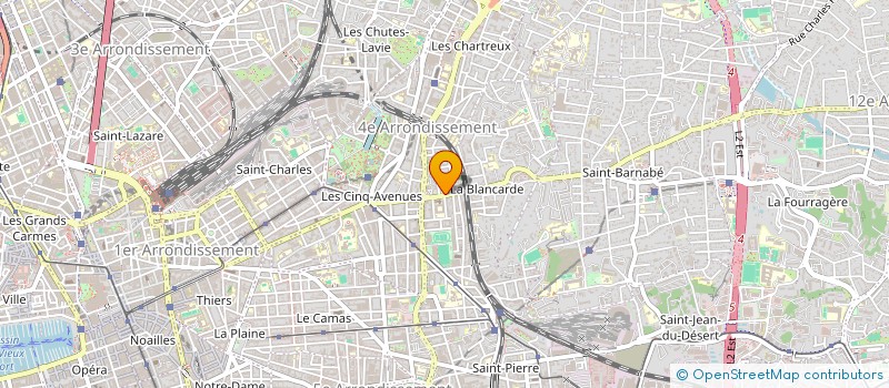 localisation de l'entreprise LE CAP  MARSEILLE 4EME