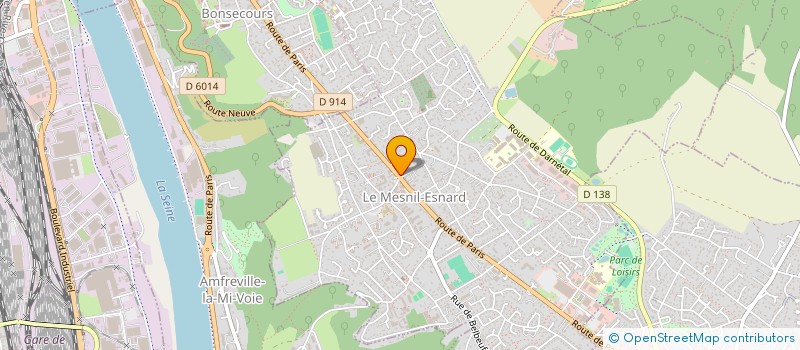 localisation de l'entreprise LE CAP  LE MESNIL-ESNARD