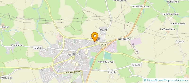 localisation de l'entreprise LE CAP à LES PIEUX