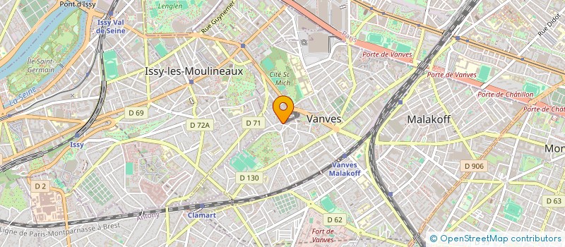 localisation de l'entreprise LE CAP à VANVES