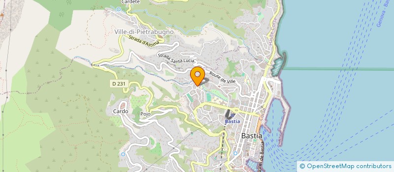 localisation de l'entreprise LE CAP à BASTIA
