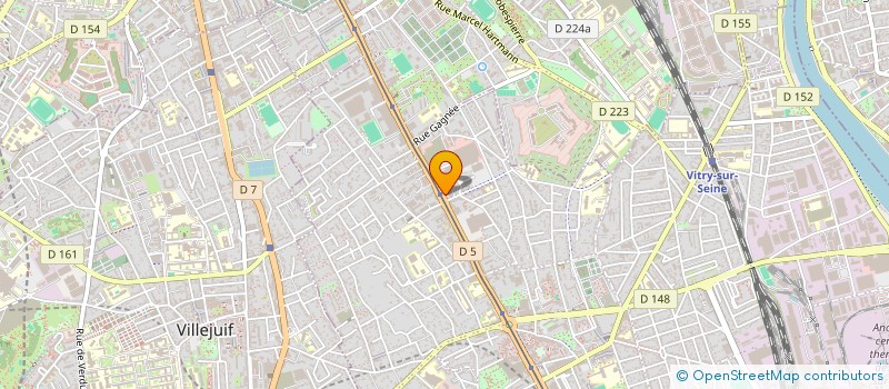 localisation de l'entreprise LE CAP à VITRY-SUR-SEINE