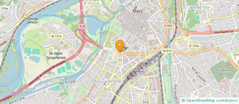 localisation de l'entreprise LE CAP  METZ