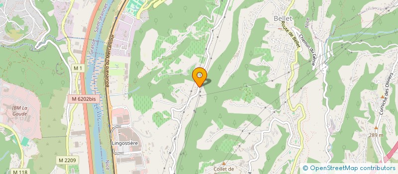 localisation de l'entreprise LE CAP  SAINT-LAURENT-DU-VAR