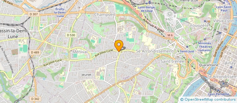 localisation de l'entreprise LE CAP  LYON