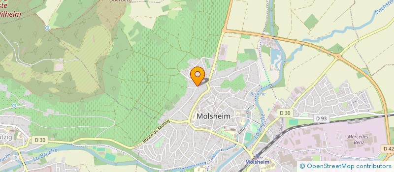 localisation de l'entreprise LE CAP  MOLSHEIM