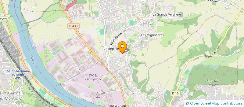 localisation de l'entreprise LE CAP  GENAY