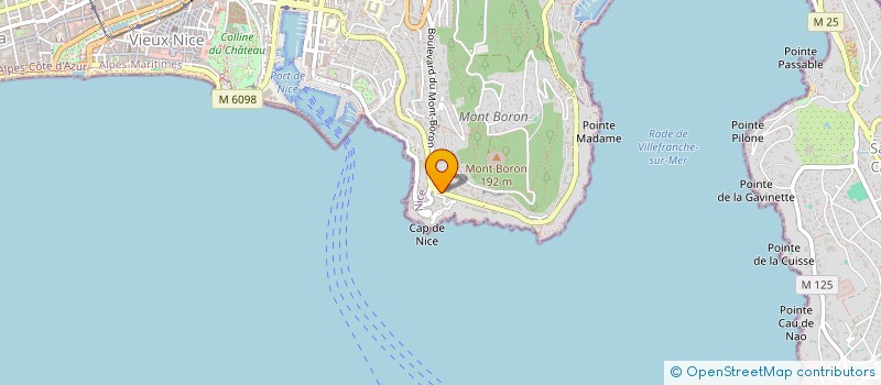 localisation de l'entreprise LE CAP  NICE