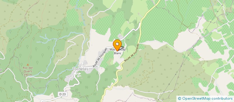 localisation de l'entreprise LE CAP BLANC  TORDERES