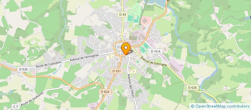 localisation de l'entreprise LE CAP'BOURRUT  EAUZE