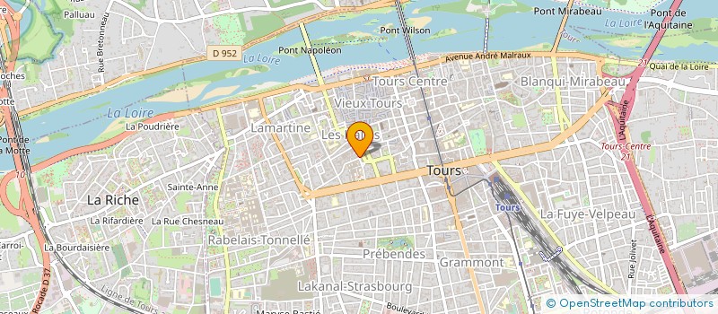 localisation de l'entreprise LE CAP HORN  TOURS