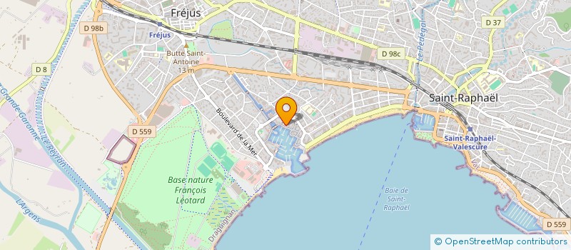 localisation de l'entreprise LE CAP HORN à FREJUS