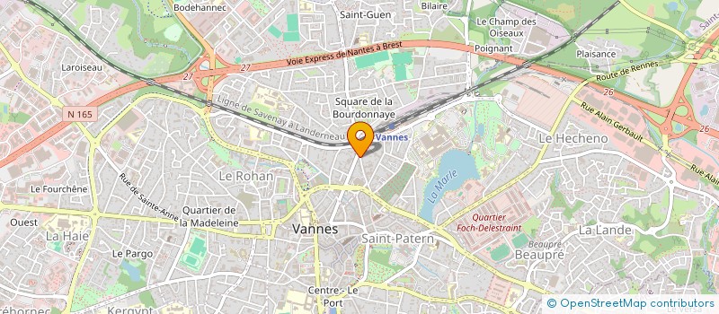 localisation de l'entreprise LE CAP I à VANNES