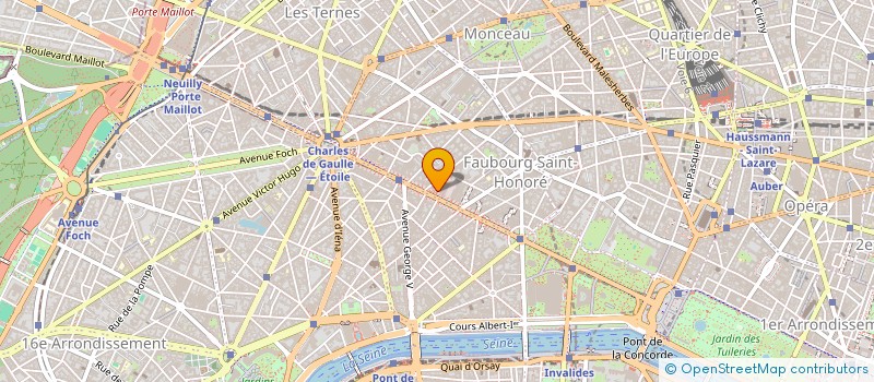 localisation de l'entreprise LE CAP MARTIN  PARIS