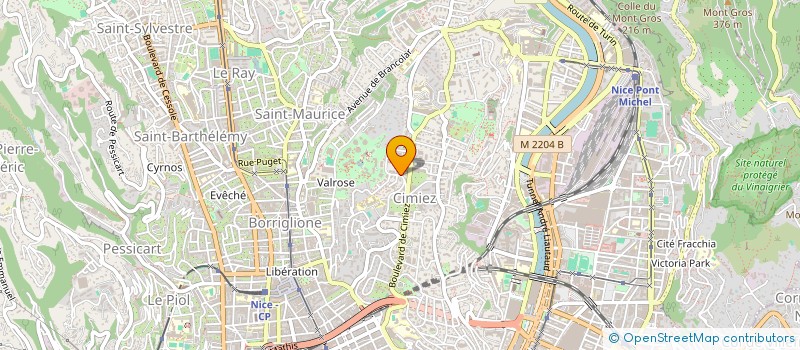 localisation de l'entreprise LE CAP NICE  NICE