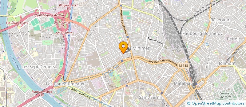 localisation de l'entreprise LE CAP SAINT MARTIN à TOULOUSE