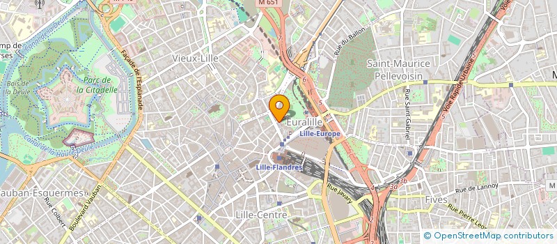 localisation de l'entreprise LE CAP SUD à LILLE