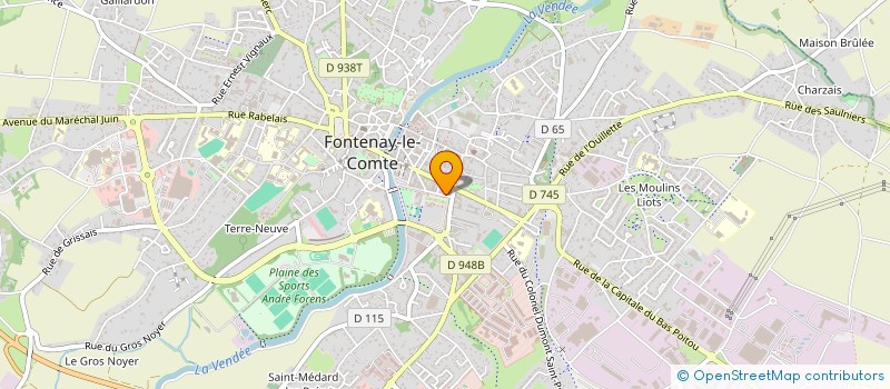 localisation de l'entreprise LE CAP'TAIN à FONTENAY-LE-COMTE