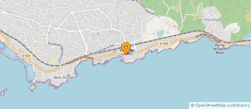 localisation de l'entreprise LE CAP VERS  SAINT-RAPHAEL