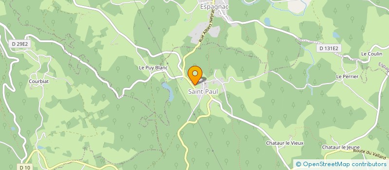 localisation de l'entreprise LE CAP VERT  SAINT-MARTIAL-DE-GIMEL