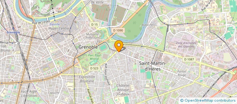 localisation de l'entreprise LE CAP VERT LMNP  GRENOBLE