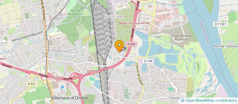 localisation de l'entreprise LE CAPITAINE à VILLENAVE-D'ORNON