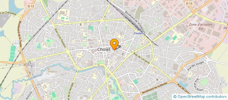 localisation de l'entreprise LE CAPITAINE COOK à CHOLET