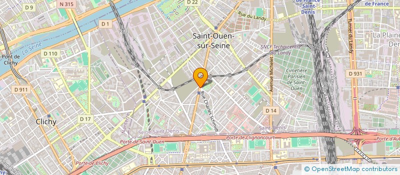 localisation de l'entreprise LE CAPITAL FONCIER  SAINT-OUEN-SUR-SEINE
