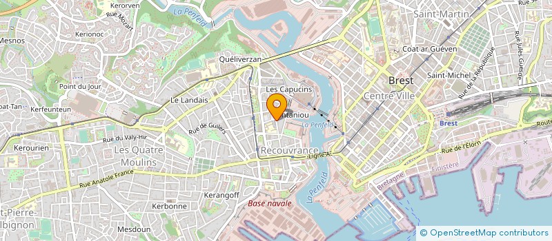 localisation de l'entreprise LE CAPITAN à BREST