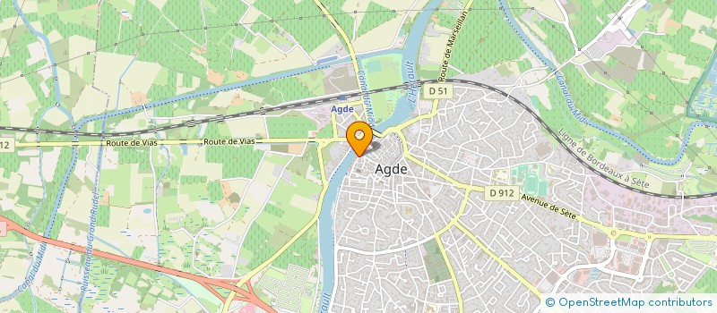 localisation de l'entreprise LE CAPITAN à AGDE