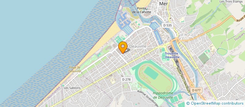localisation de l'entreprise LE CAPITAN à DEAUVILLE