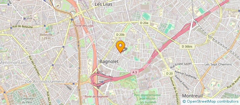 localisation de l'entreprise LE CAPITOL à BAGNOLET