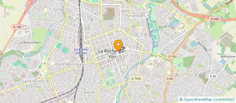 localisation de l'entreprise LE CAPITOLE à LA ROCHE-SUR-YON