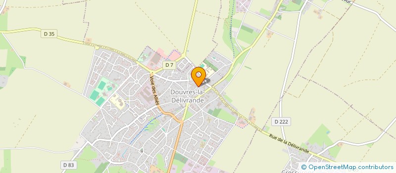 localisation de l'entreprise LE CAPITOLE  DOUVRES-LA-DELIVRANDE