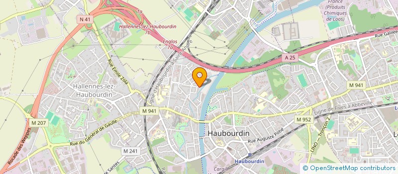 localisation de l'entreprise LE CAPITOLE  HAUBOURDIN