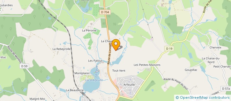 localisation de l'entreprise LE CAPITOLE à SAINT-YRIEIX-LA-PERCHE